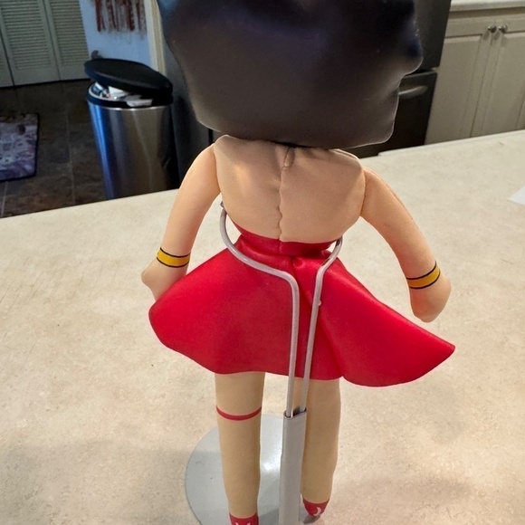 Kellytoy Betty Boop Doll 1994 Vintage Red Dress - Picture 3 of 7